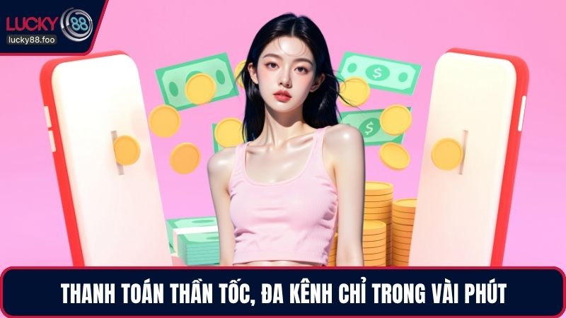 Thanh toán thần tốc, đa kênh chỉ trong vài phút